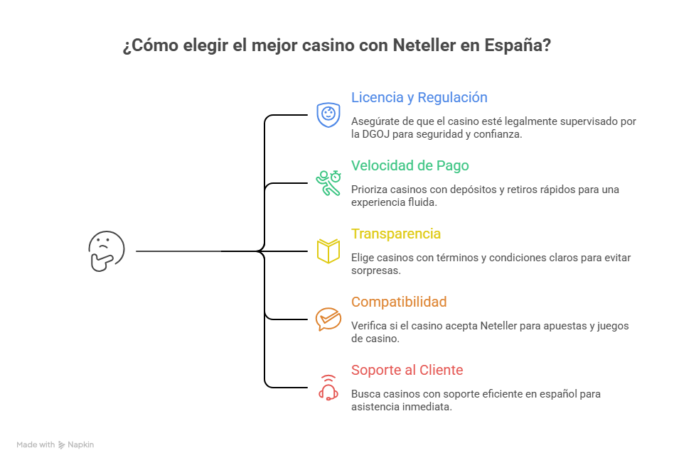 Mejor casino online que acepta Neteller en España